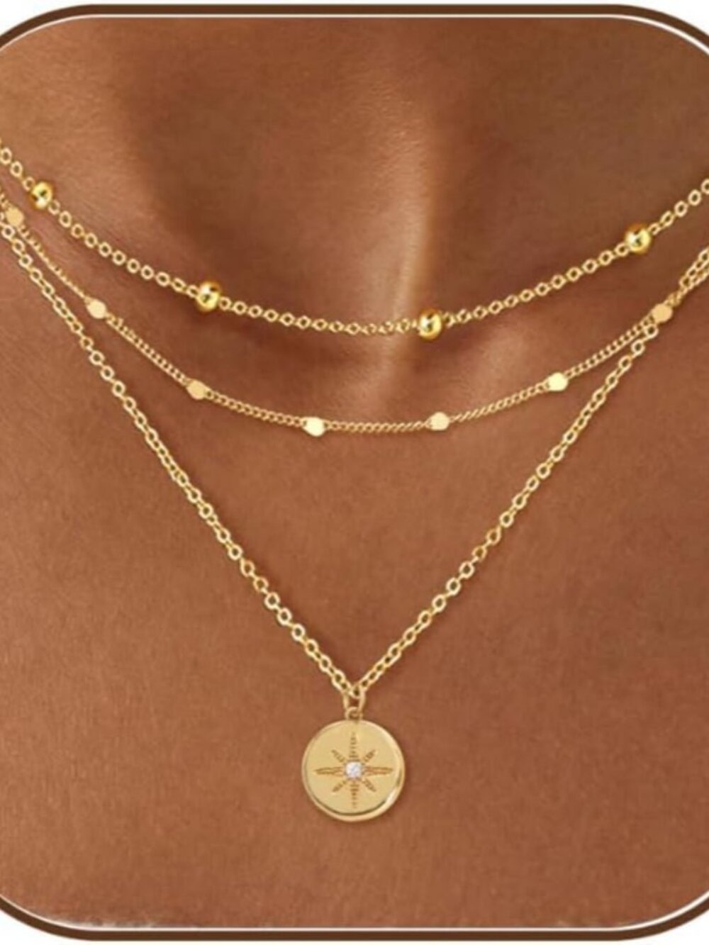 Dainty Layered Necklaces for Women Trendy